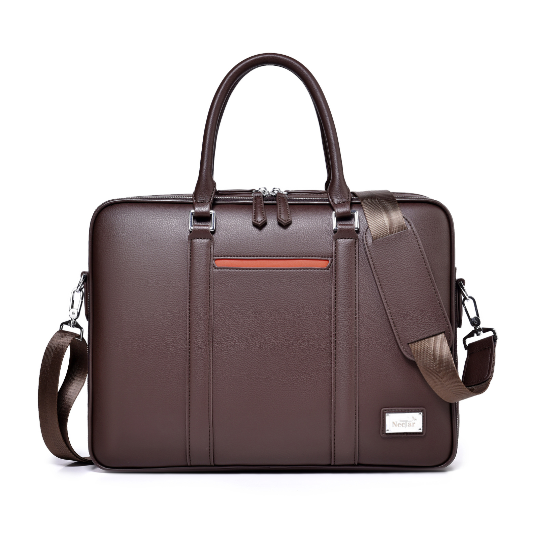 The ApexSync Leather Briefcase