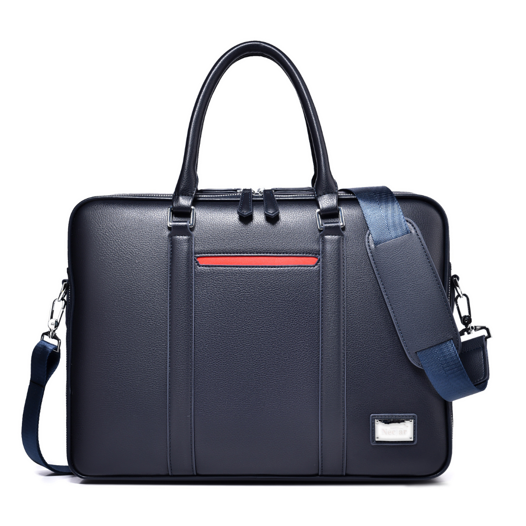 The ApexSync Leather Briefcase