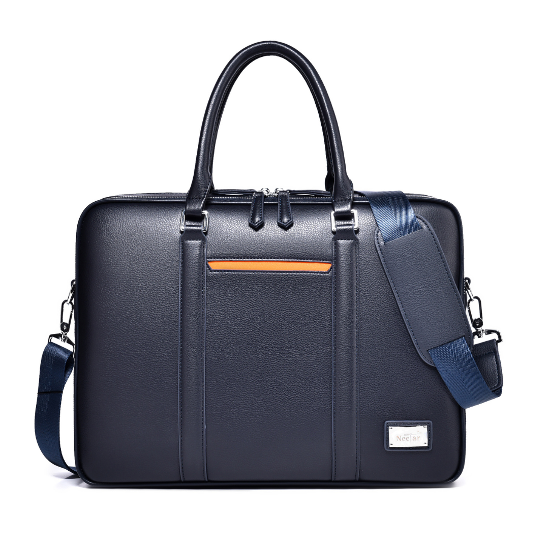 The ApexSync Leather Briefcase