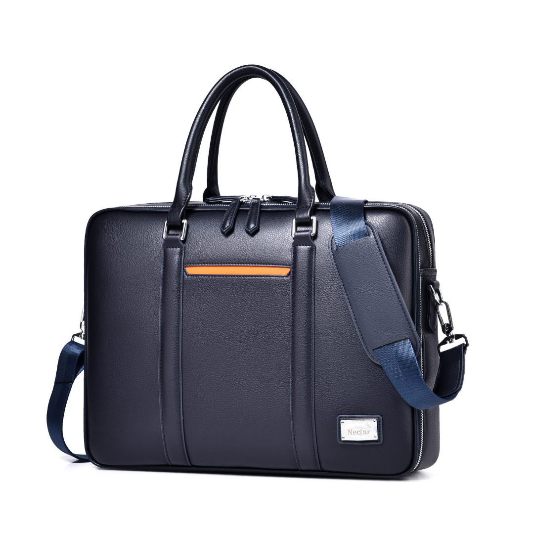 The ApexSync Leather Briefcase