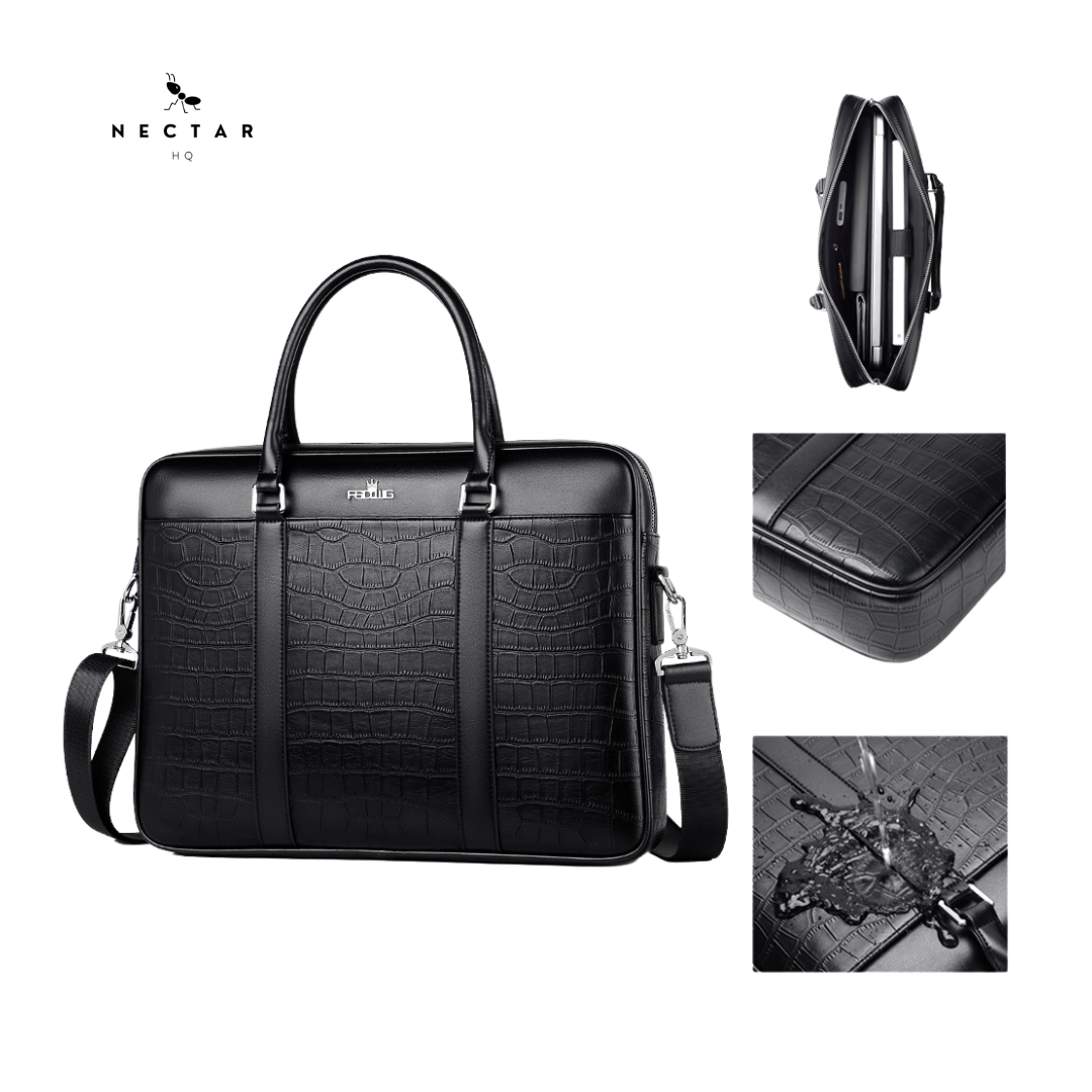 The Haute Black Dulcet Laptop Bag