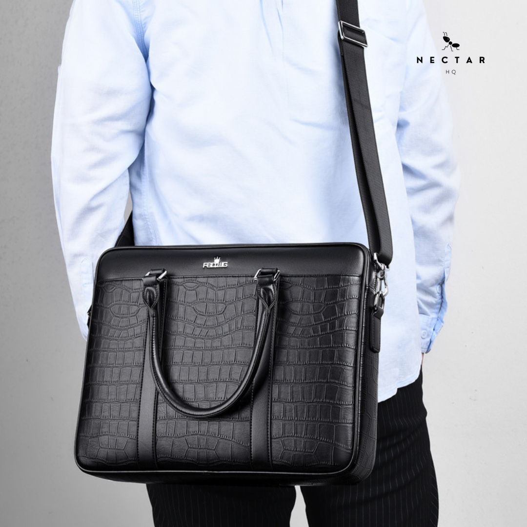 The Haute Black Dulcet Laptop Bag