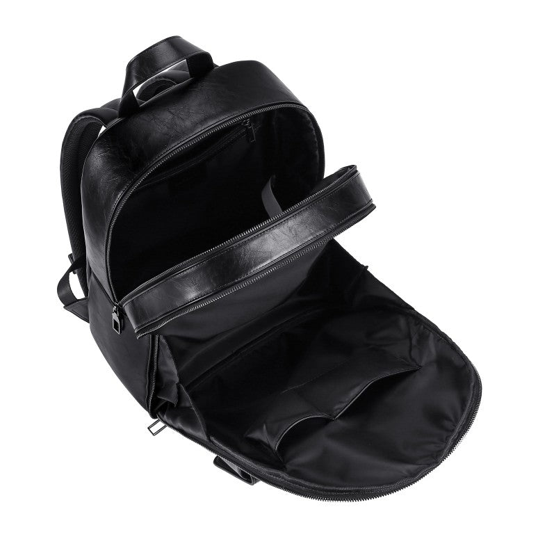 The Oasis Noir Leather Backpack