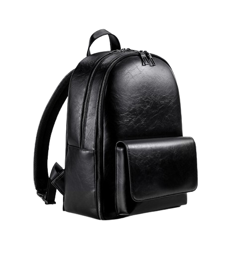 The Oasis Noir Leather Backpack