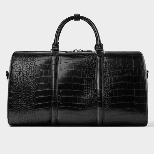 The CrocCrest Leather Duffle Bag