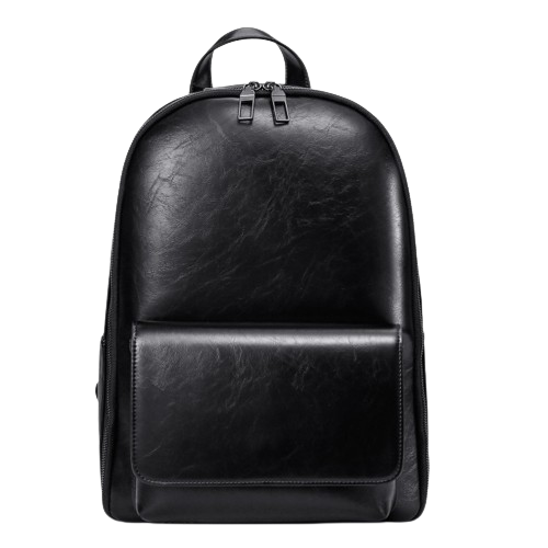 The Oasis Noir Leather Backpack